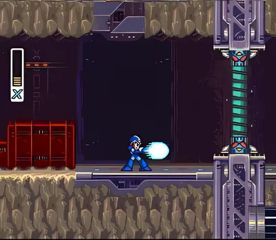 Mega Man scene - megamanx2screenshot