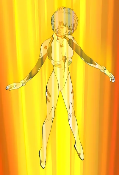 Neon Genesis Evangelion - Rei Ayanami scene