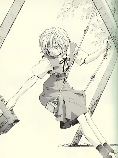 Neon Genesis Evangelion - Rei Ayanami scene
