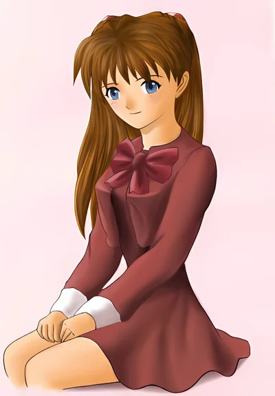 Neon Genesis Evangelion - Asuka Langley scene