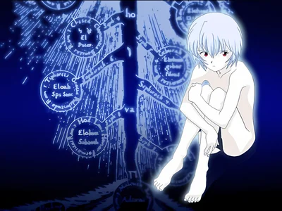 Neon Genesis Evangelion - Rei Ayanami scene
