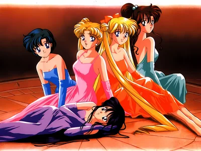 Sailor Moon scene - group