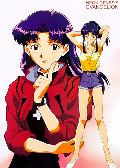 Neon Genesis Evangelion - Misato Katsuragi scene