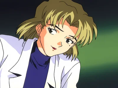 Neon Genesis Evangelion scene - ritsuko09