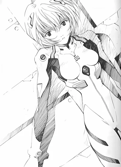 Neon Genesis Evangelion - Rei Ayanami scene