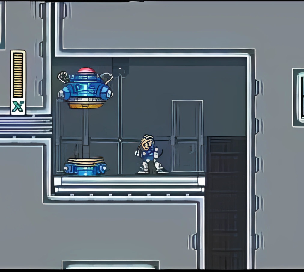 Mega Man scene - buster