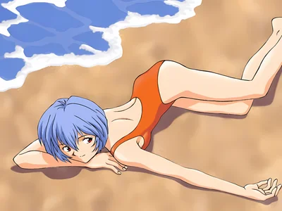 Neon Genesis Evangelion - Rei Ayanami scene