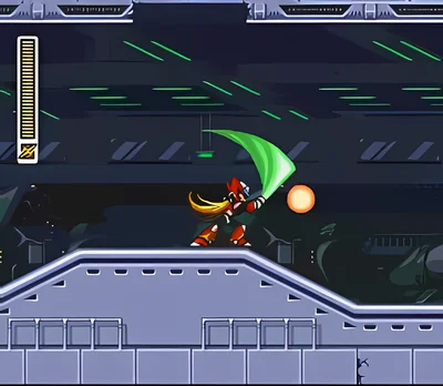 Mega Man scene - megamanx3screenshot