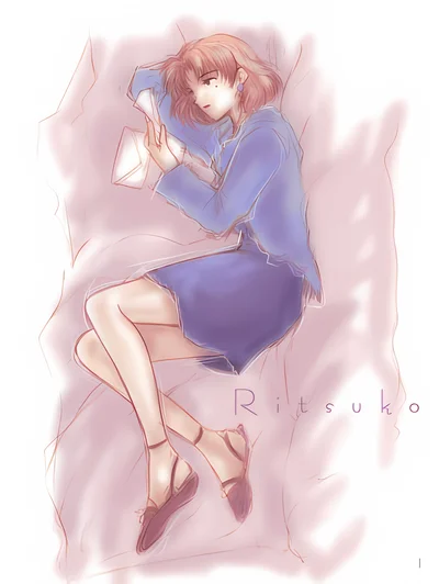 Neon Genesis Evangelion scene - ritsuko10