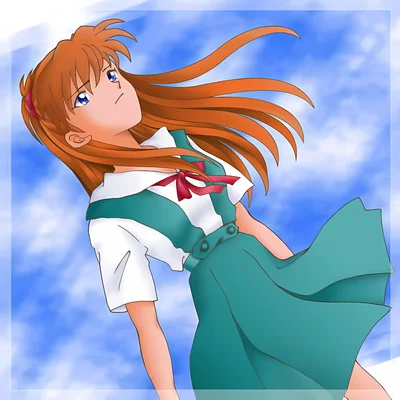 Neon Genesis Evangelion - Asuka Langley scene