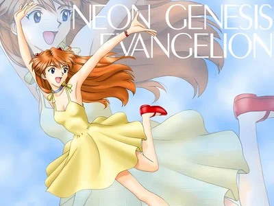 Neon Genesis Evangelion - Asuka Langley scene