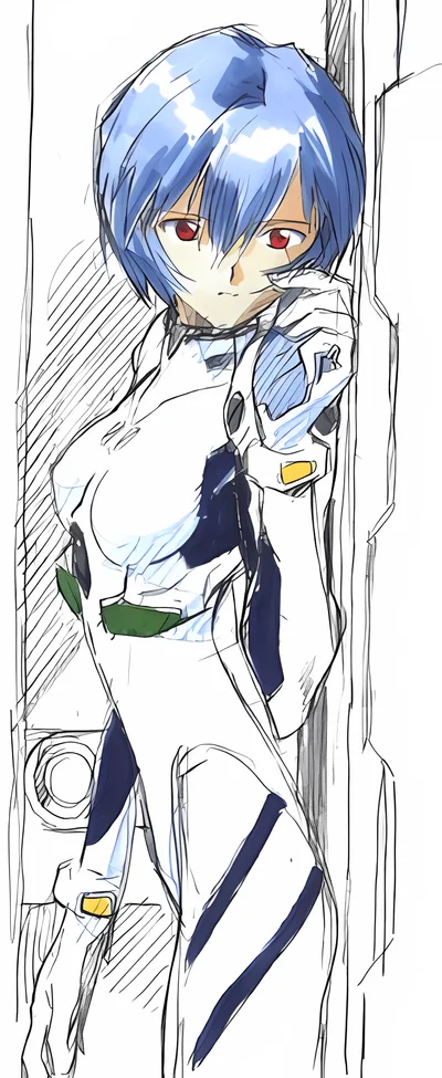 Neon Genesis Evangelion - Rei Ayanami scene