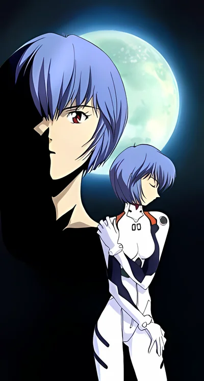 Neon Genesis Evangelion - Rei Ayanami scene