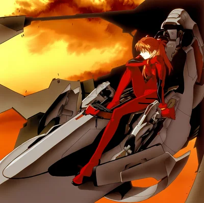 Neon Genesis Evangelion - Asuka Langley scene