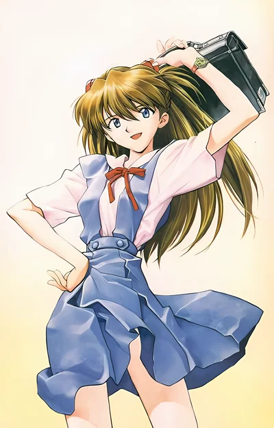 Neon Genesis Evangelion - Asuka Langley scene