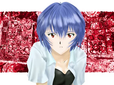 Neon Genesis Evangelion - Rei Ayanami scene