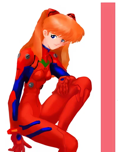 Neon Genesis Evangelion - Asuka Langley scene