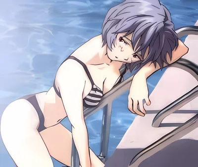 Neon Genesis Evangelion - Rei Ayanami scene