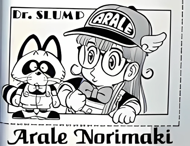 Dr Slump scene - arale