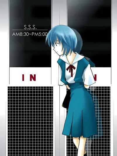 Neon Genesis Evangelion - Rei Ayanami scene