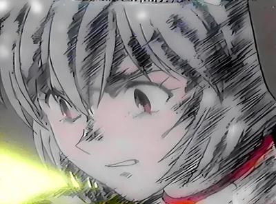 Neon Genesis Evangelion - Rei Ayanami scene