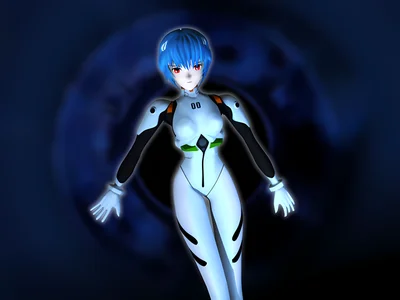 Neon Genesis Evangelion - Rei Ayanami scene