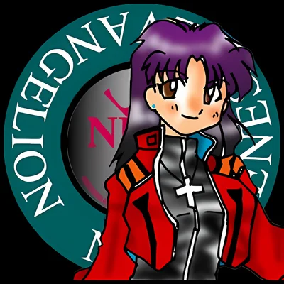 Neon Genesis Evangelion - Misato Katsuragi scene