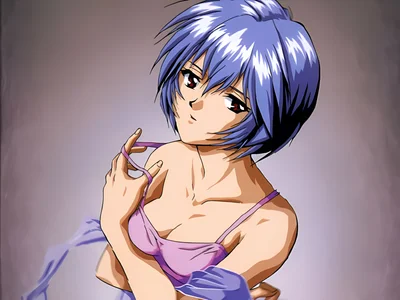 Neon Genesis Evangelion - Rei Ayanami scene
