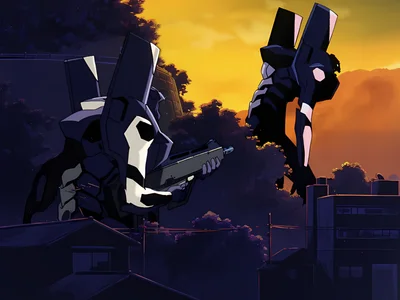 Neon Genesis Evangelion scene - evangelion24