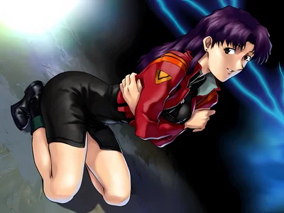 Neon Genesis Evangelion - Misato Katsuragi scene