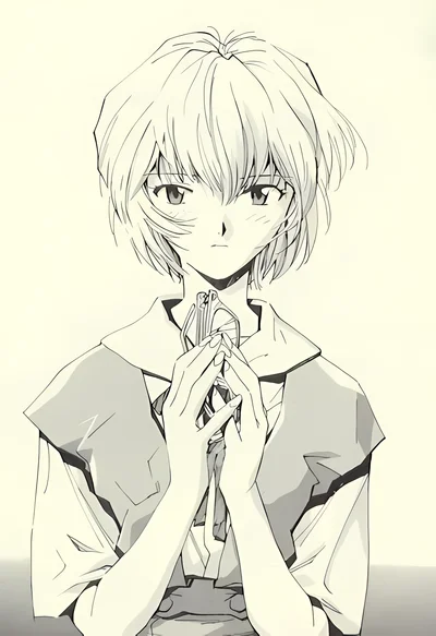 Neon Genesis Evangelion - Rei Ayanami scene