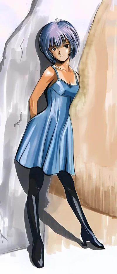 Neon Genesis Evangelion - Rei Ayanami scene