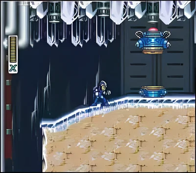 Mega Man scene - leg