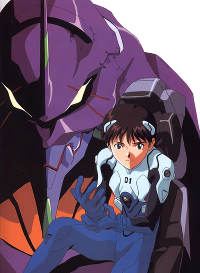 Neon Genesis Evangelion scene - shinji02