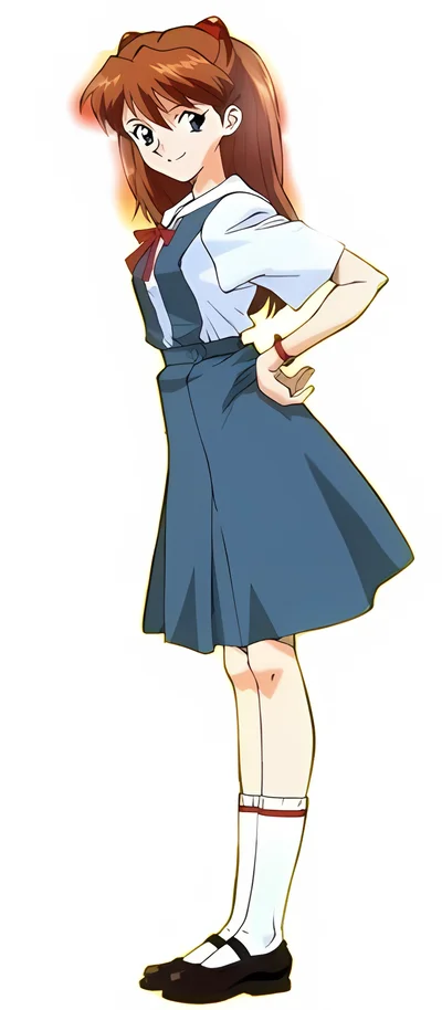 Neon Genesis Evangelion - Asuka Langley scene