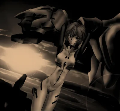 Neon Genesis Evangelion - Rei Ayanami scene